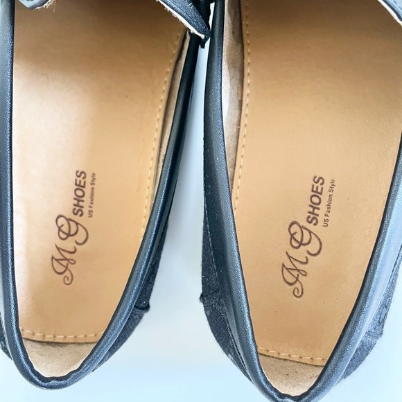 MG Shoes Black Driving Slip-On Men’s Loafers Size 7.5 - Picture 6 of 16